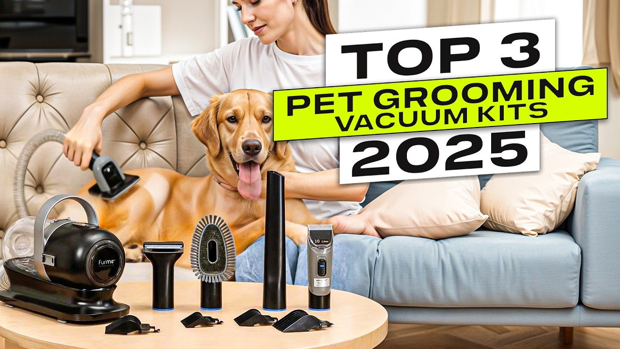 Top 3 BEST Pet Grooming Vacuum Kits 2025