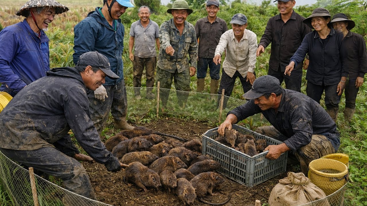 Truy Lùng Nơi Trú Ngụ Của Bầy Chuột Đồng Khủng, Cả Nhóm Vây Bắt Triệt Để Ngày Giáp Tết