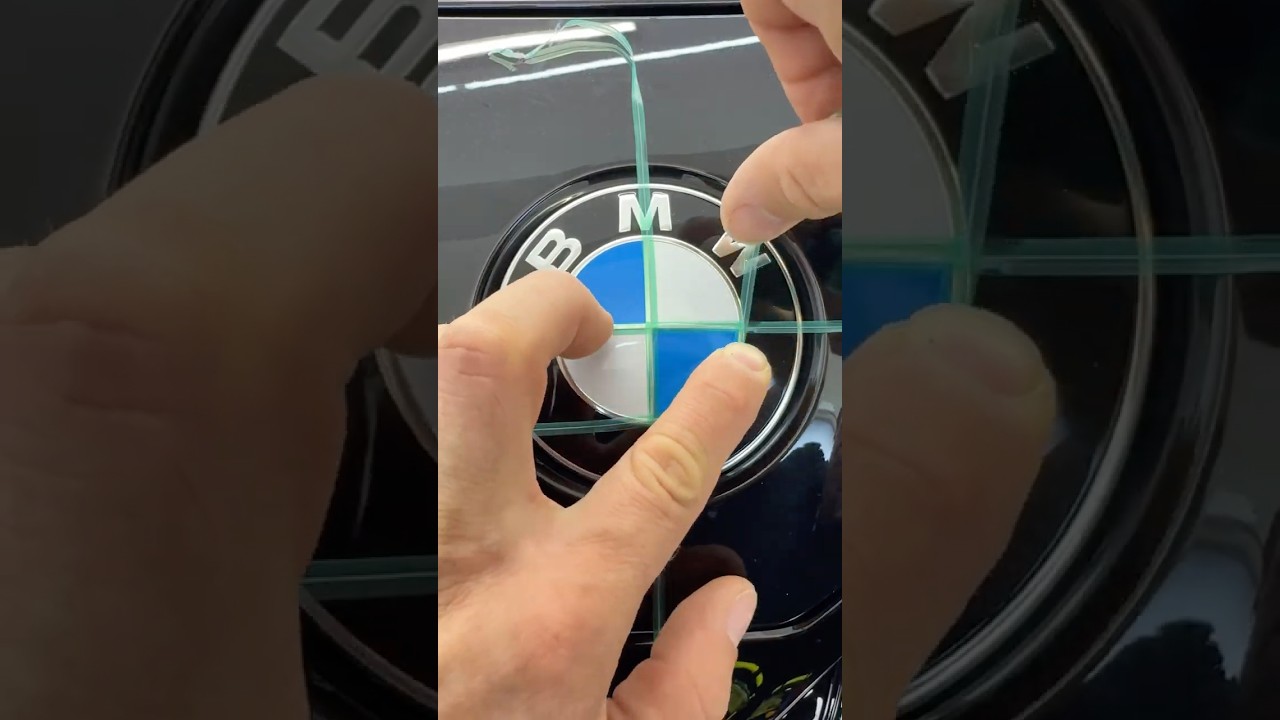 BMW Logo Restyle &ndash; Red Carbon & Tinted PPF Finish