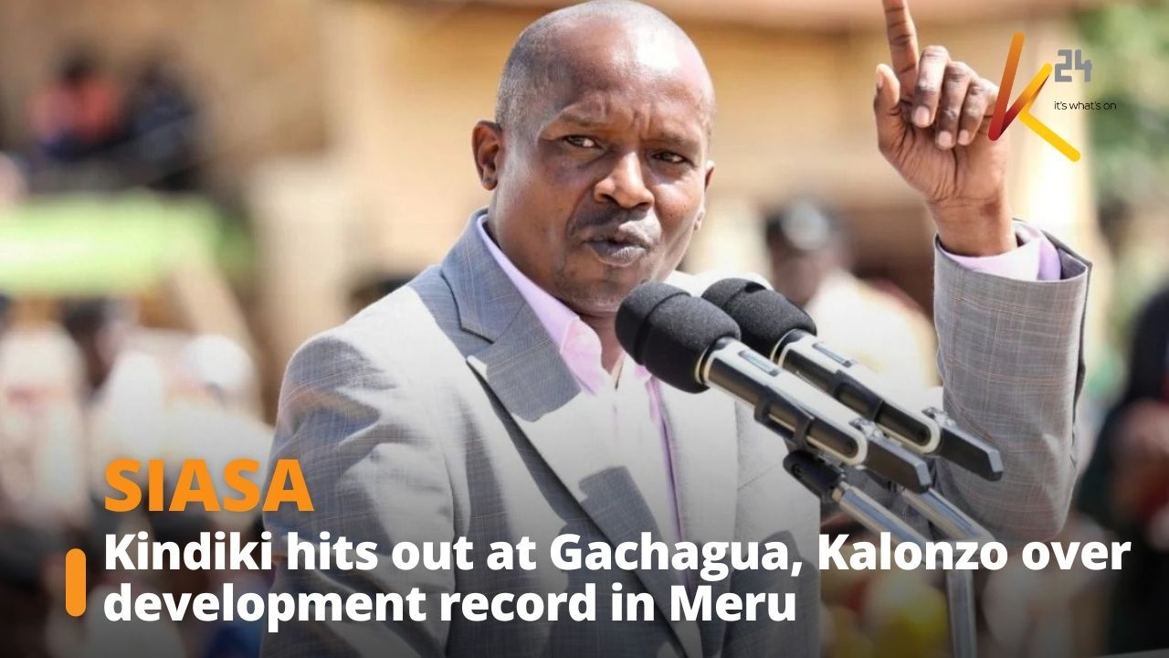 Kindiki hits out at Gachagua, Kalonzo over development record in Meru