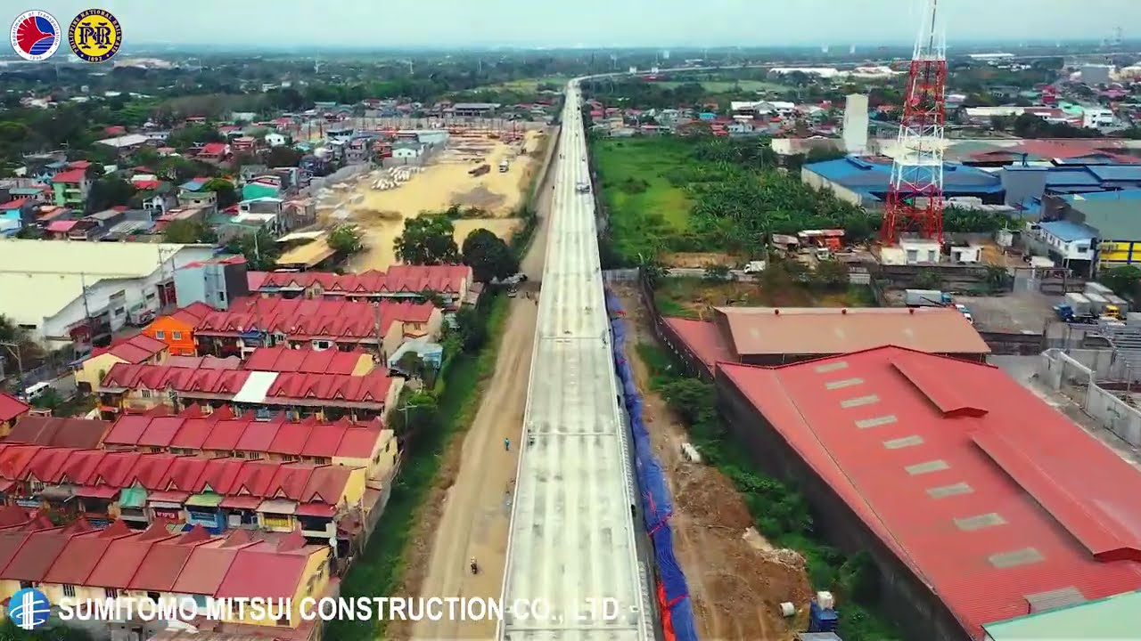 NSCR-CP02 Aerial Video of Alignment and Stations as of February 2024