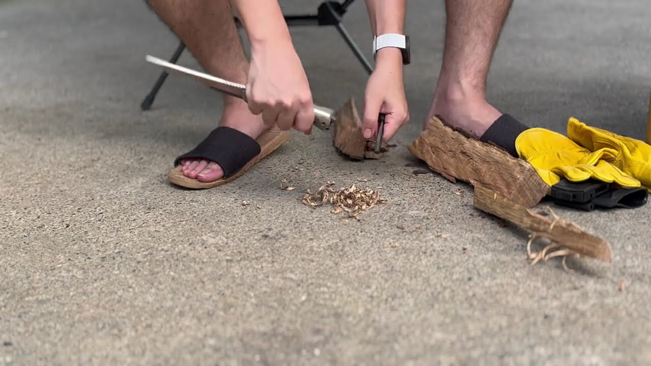 CAMPFIRE高砂蛇直刀【沙漠】｜給大家猜猜最後有沒有生火成功？