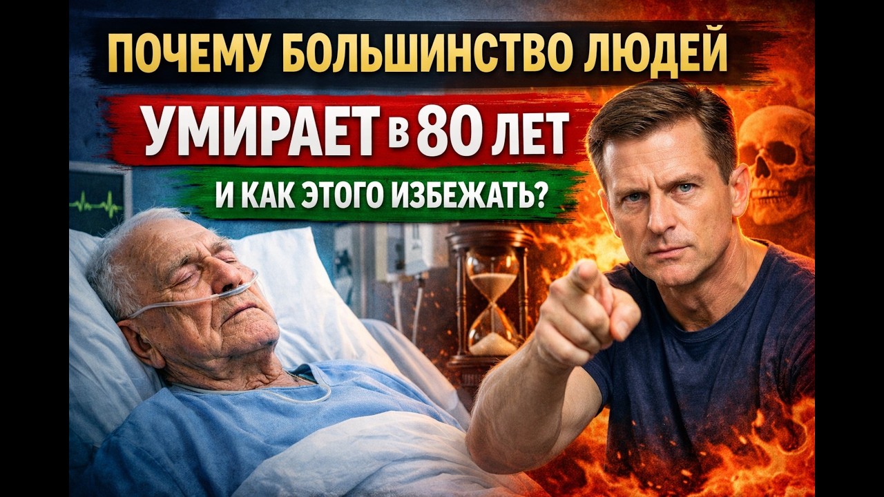 Почему большинство людей умирает в 80 лет и как этого избежать?