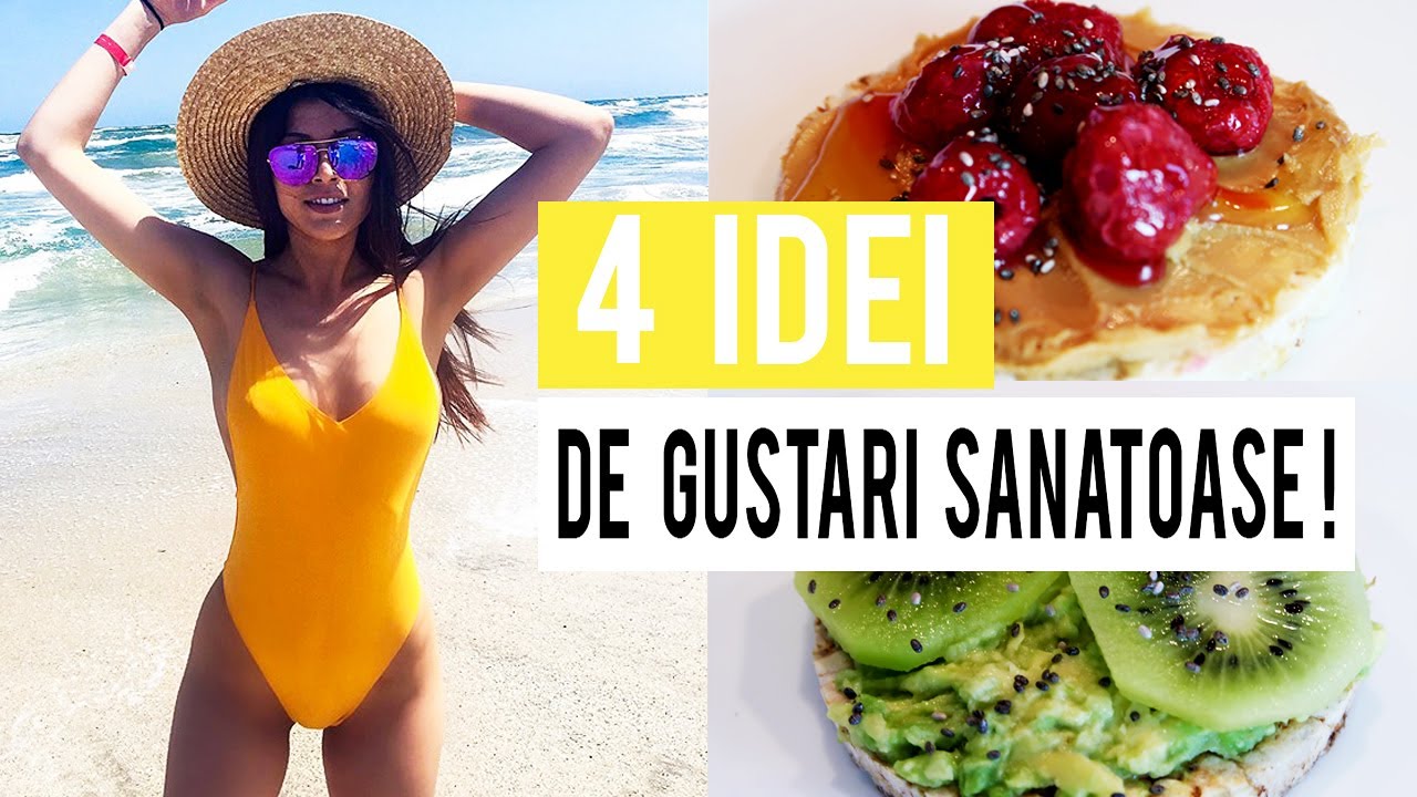 4 IDEI DE GUSTARI SANATOASE ! / RETETE SIMPLE SI RAPIDE [HD]