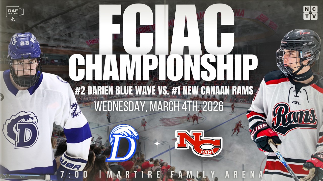 Boys Ice Hockey - FCIAC Championship - New Canaan vs. Darien - 3/4/26