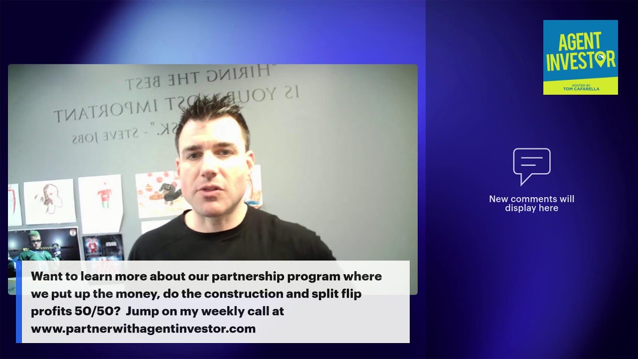 I want to flip a couple of houses next year and add some units.  What should I do?