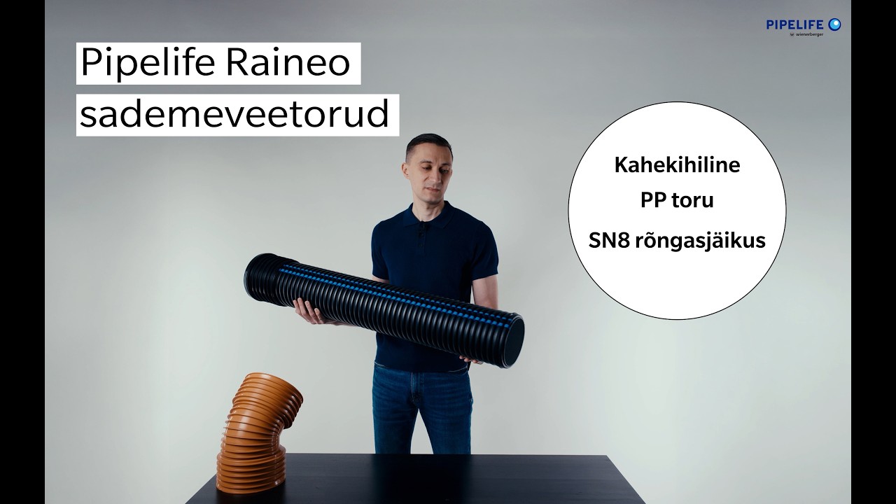 Pipelife Raineo sademeveetorud | Tutvustus ja eelised