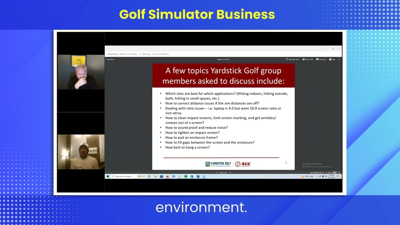 Tips on Opening a Golf Simulator Business