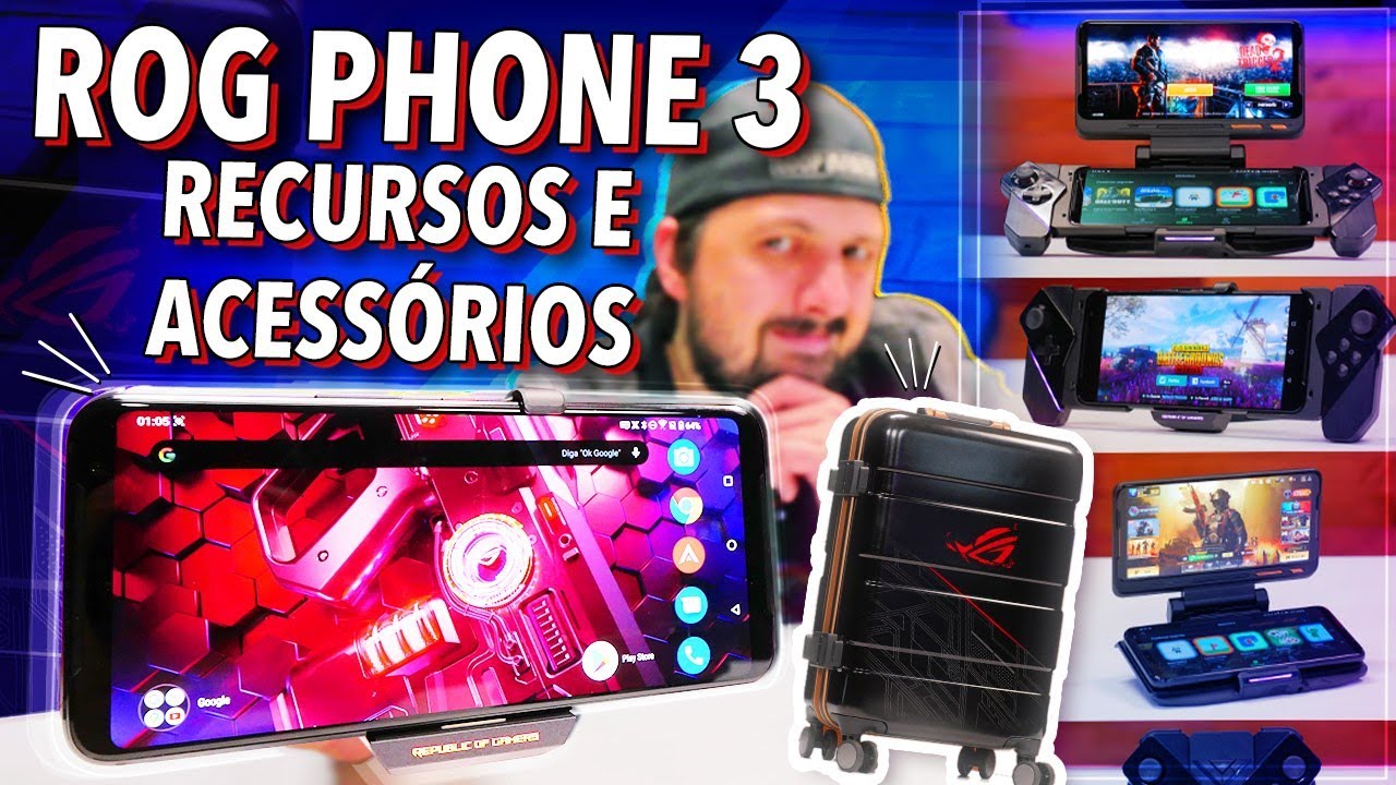 ROG PHONE 3: OS MELHORES RECURSOS E ACESSÓRIOS!