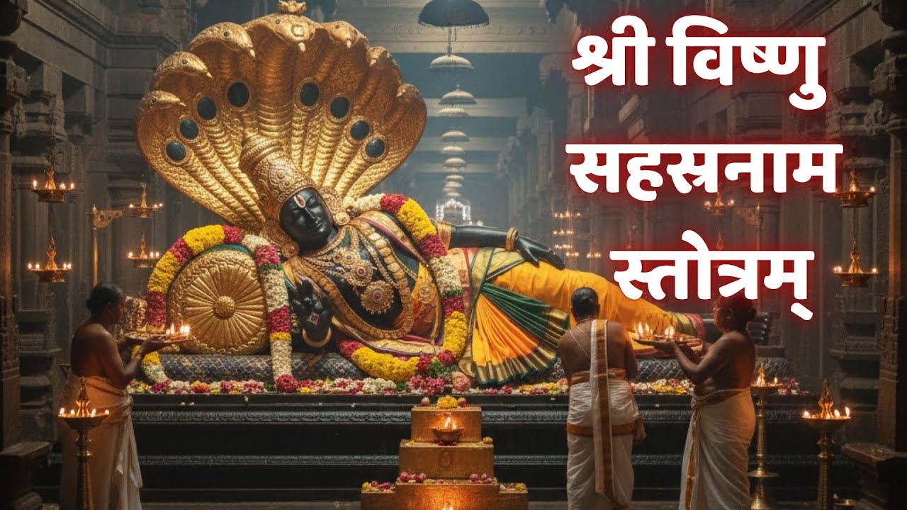Vishnu Sahasranamam | विष्णु सहस्रनाम | सहस्त्र नाम, सहस्त्र वरदान | Removal of life's obstacles #