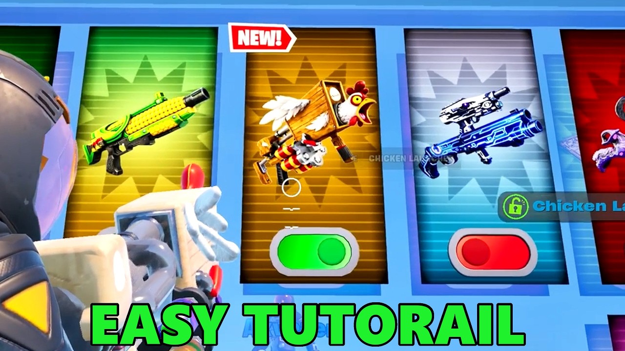 CHICKEN LAUNCHER LOCATIONS | CRAZY 1V1 FFA - ALL GUNS & RIDES Fortnite 3256-2350-0756