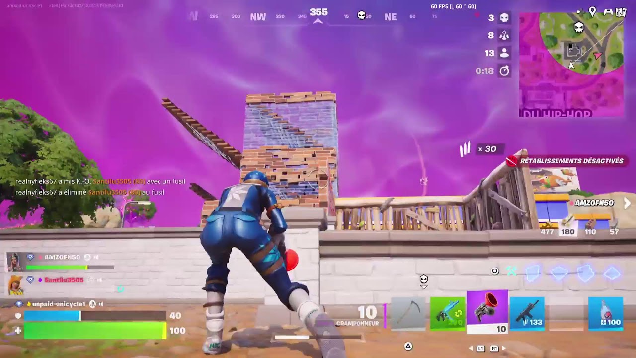 recharge classée rush Elite