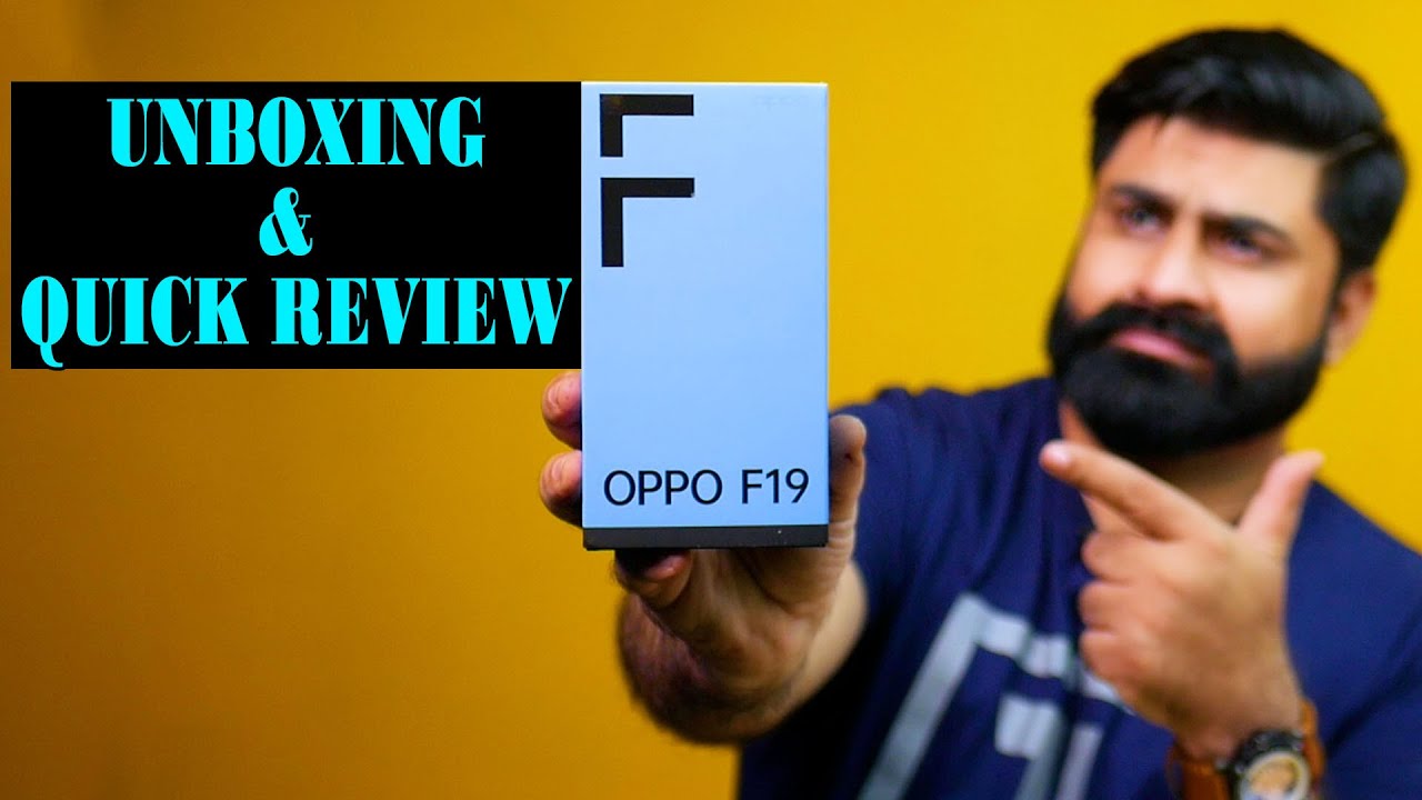 Oppo F19 In Pakistan | Unboxing & Quick Review | To Be Honest !