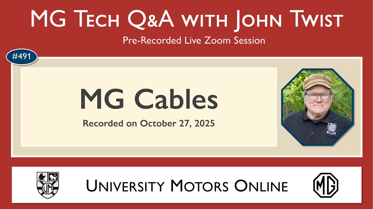 491 MG Tech | Q & A on MG Cables