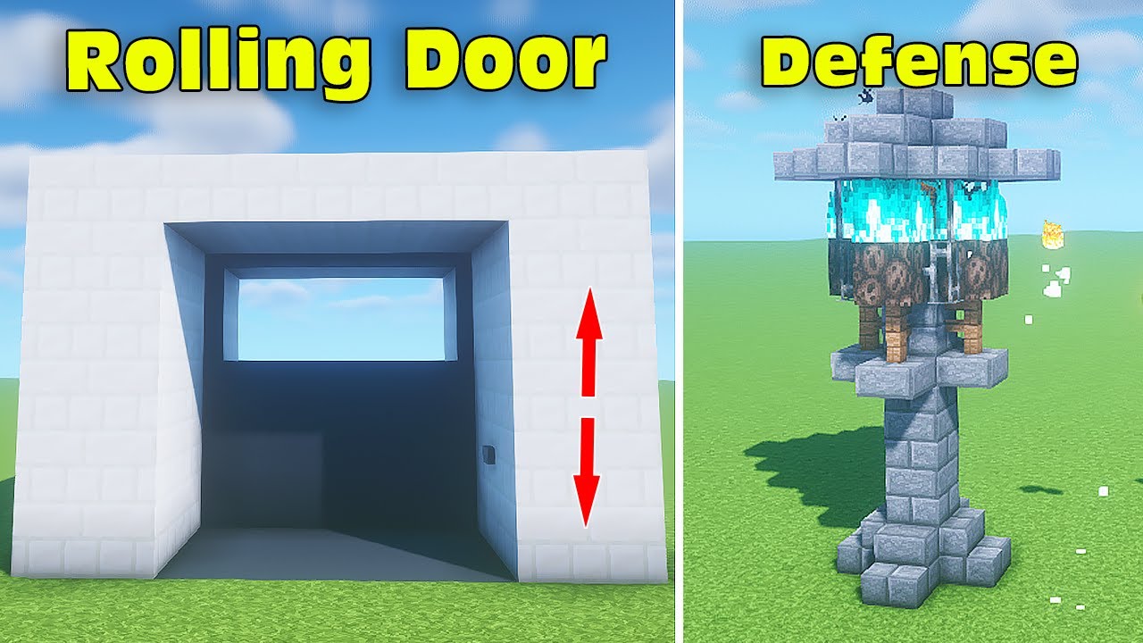 ⚒ Minecraft: 3 Simple Redstone Build Hack #51 (Easy)