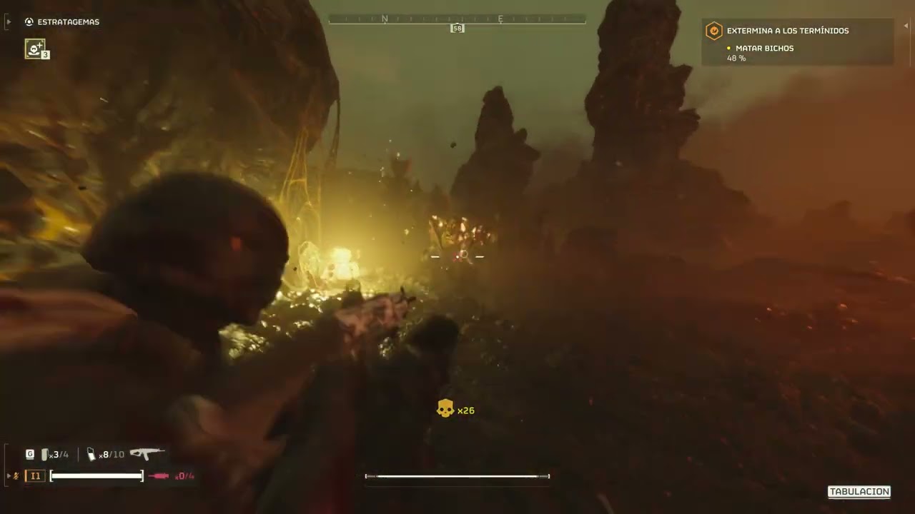 HELLDIVERS 2 15 min para destruir bugs