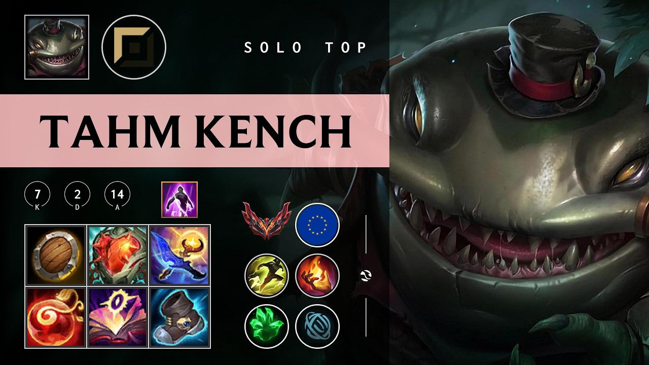 Tahm Kench Top vs Warwick - EUW Grandmaster Patch 26.04