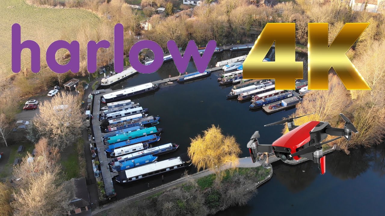 Harlow By Drone : 4k