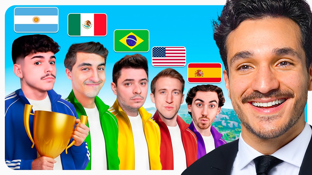 Hice un MUNDIAL de YouTubers en Fortnite!
