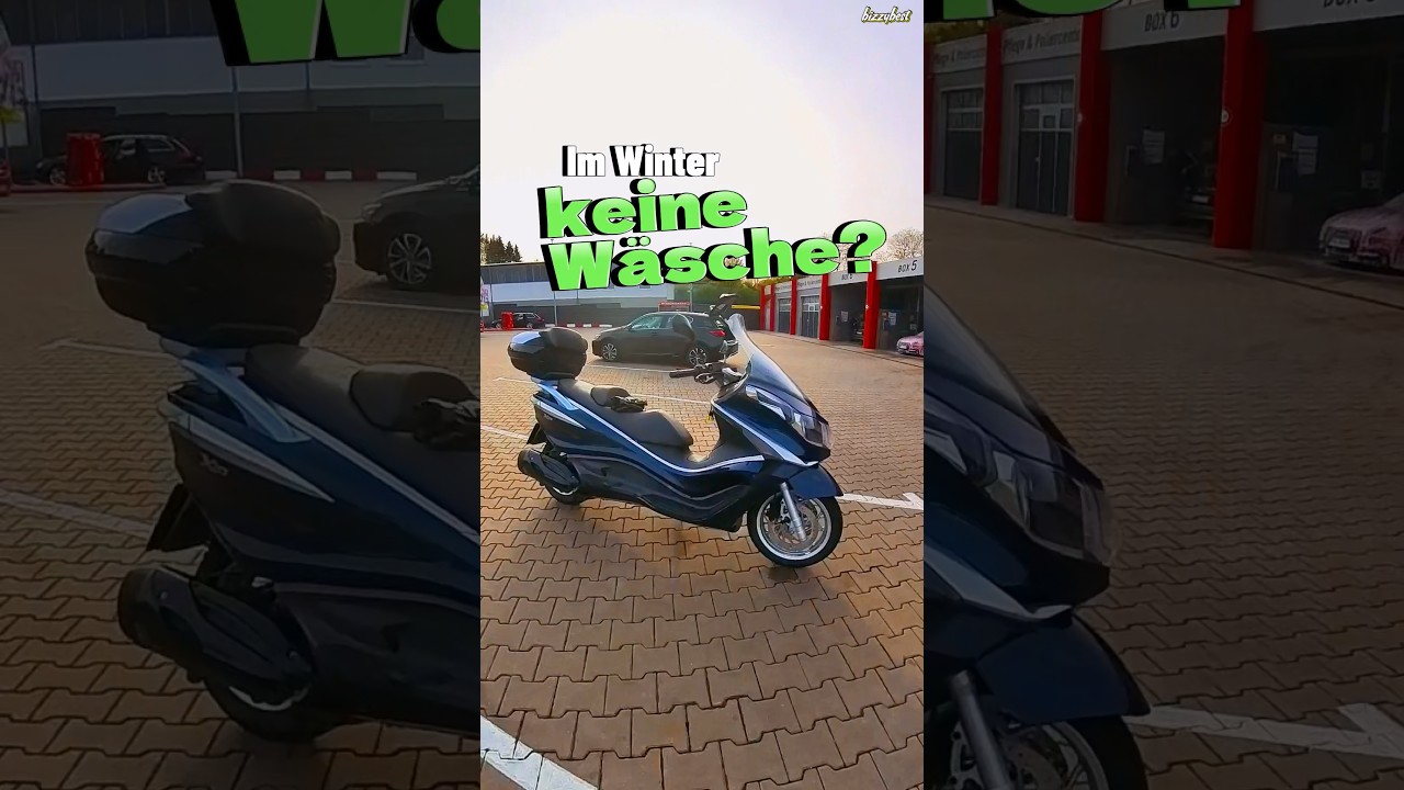 Der Roller als mein Alltagfahrzeug. Im Winter gehe ich ihn aber nicht waschen...#roller #scooter