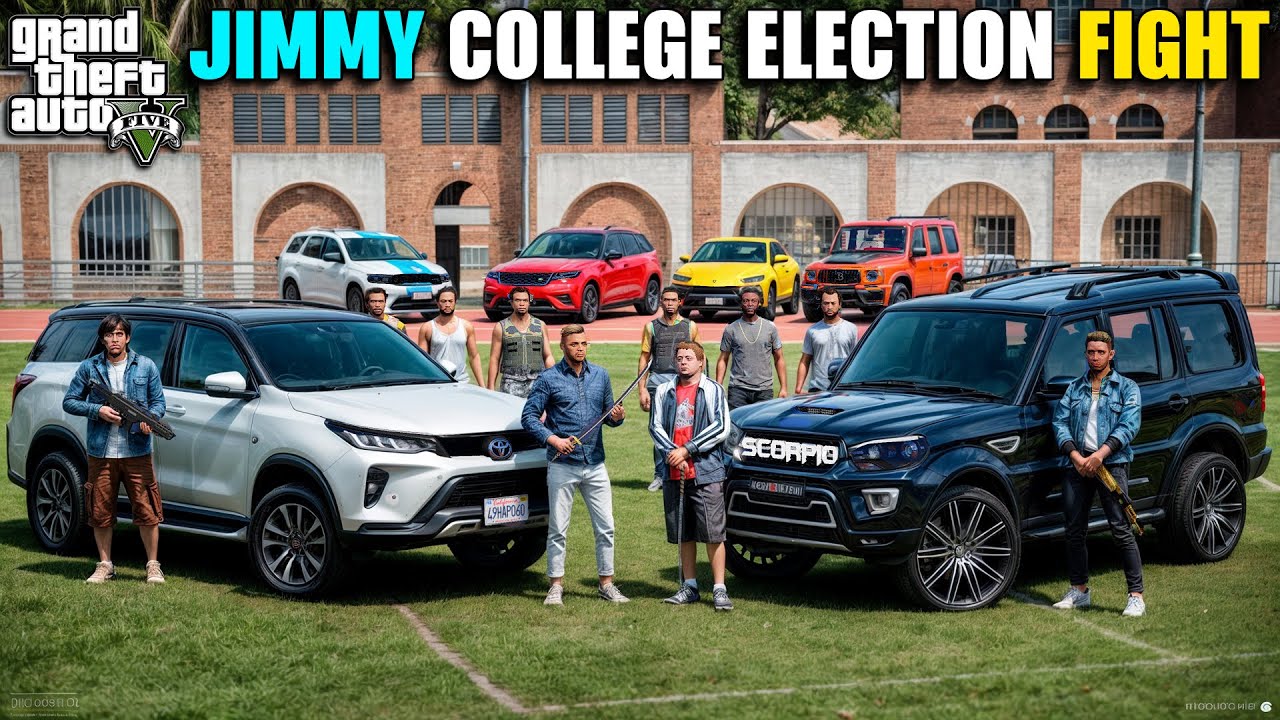 JIMMY BIGGEST FIGHT IN COLLEGE ELECTION TIME  ! | GTA V GAMEPLAY | GTA 5