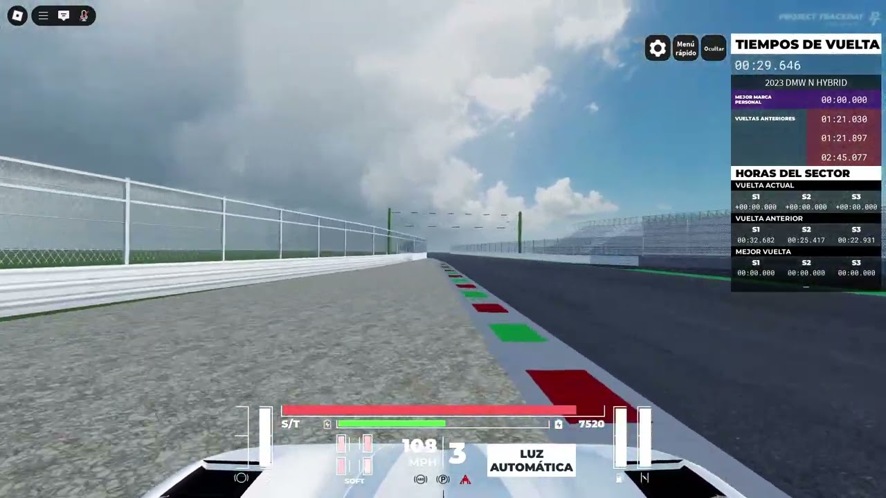 Project Trackday BMW Hypercar on Monza (Hotlap) 1:20:197