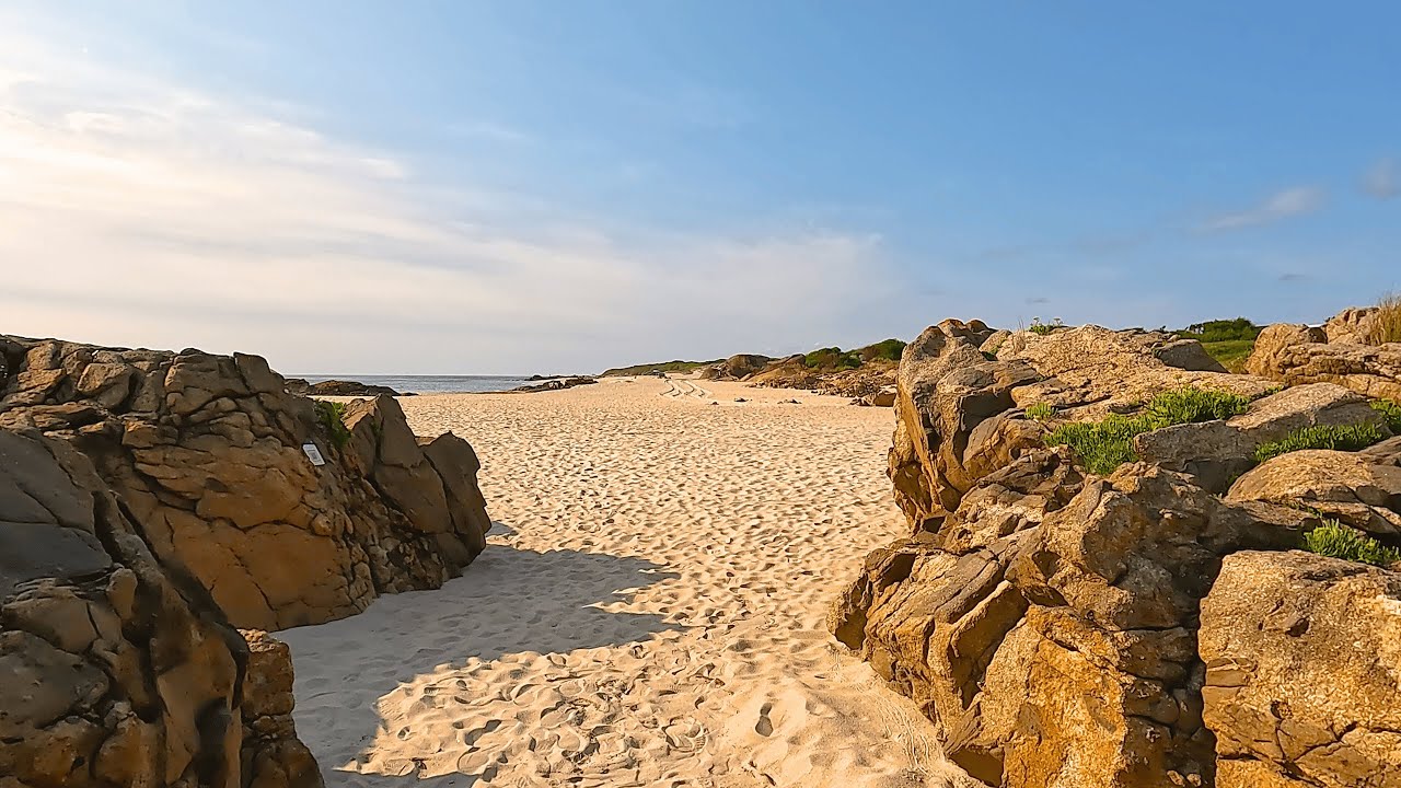 The most beautiful Beach in the North of Portugal? Viana do Castelo 4K ASMR | European summer