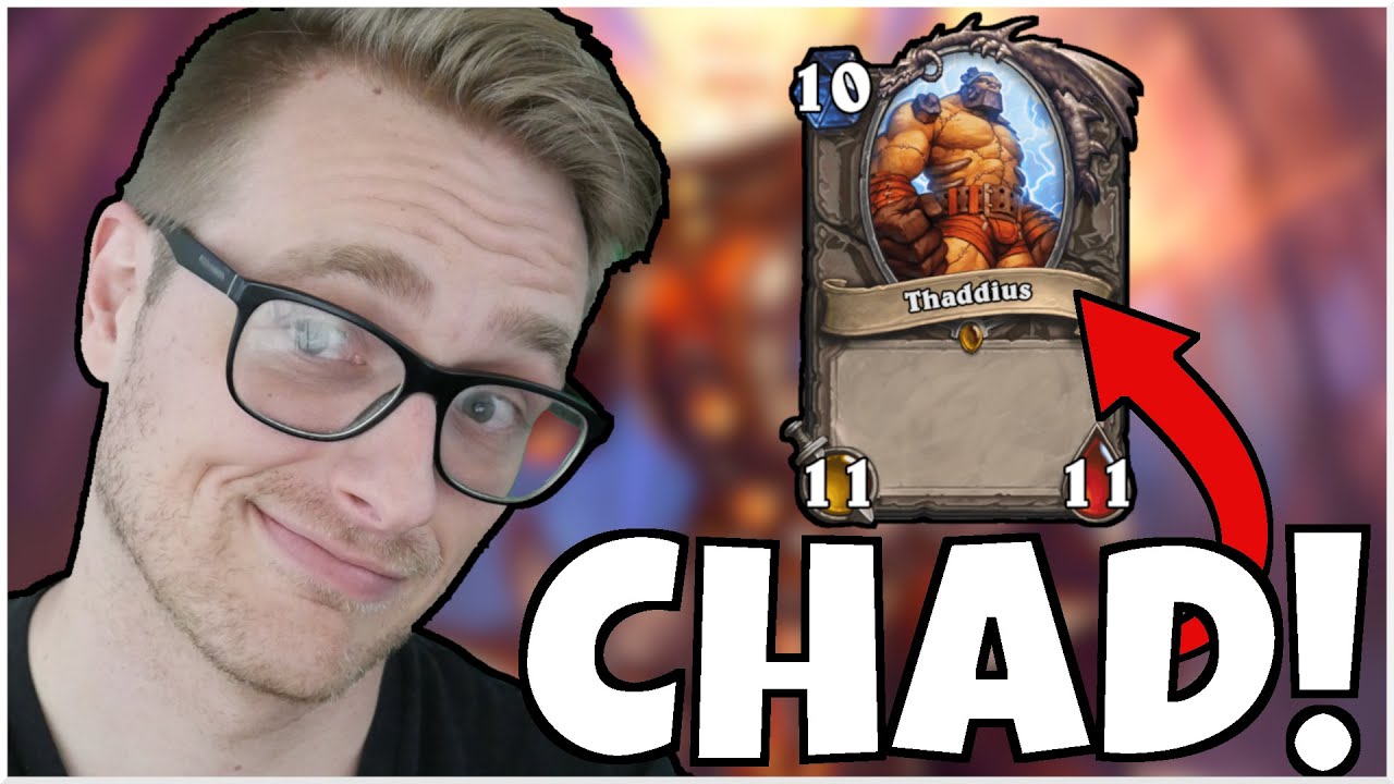 The ULTIMATE CHAD DECK (Now YOU Feel Pain) | Thaddius Big Priest | Descent of Dragons | Hearthstone