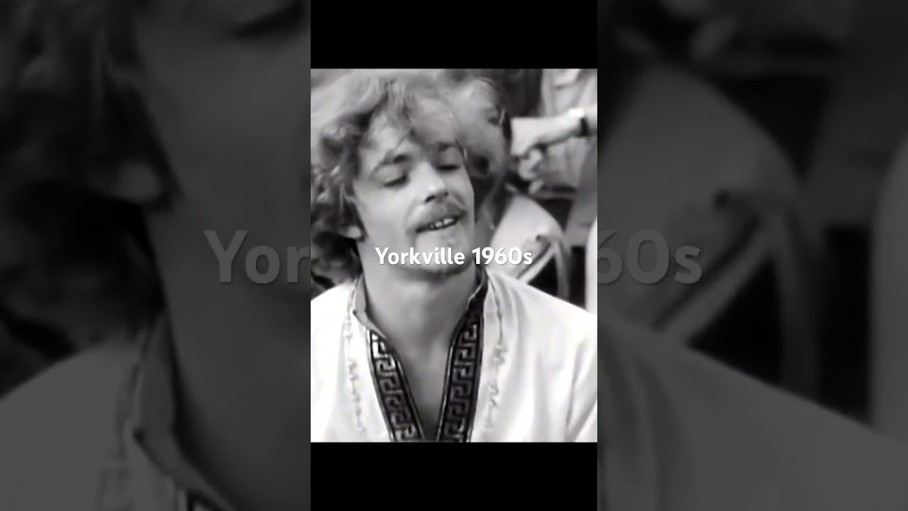 Yorkville in the 1960s #toronto #yorkville #hippies #oldtoronto #history