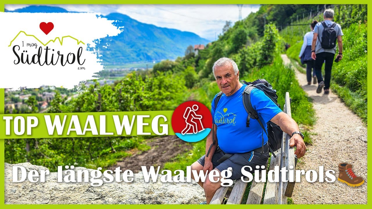 Marlinger Waalweg bei Meran 🚶‍♂️ Der längste Waalweg Südtirols & ein Highlight | Familienwanderung