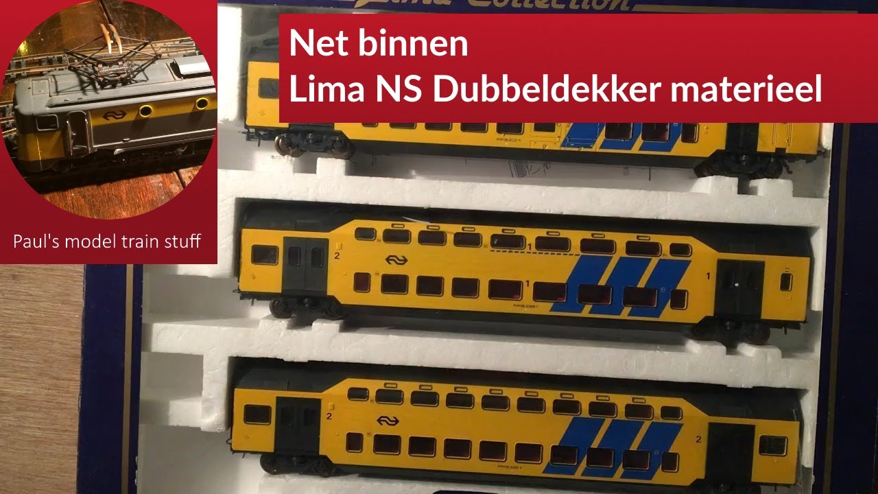Net binnen: Lima NS Dubbeldekker materieel