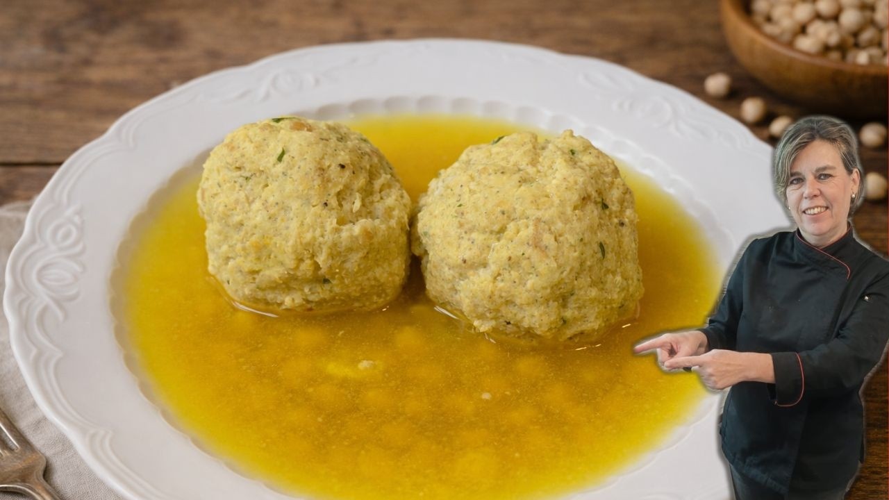 Caldo con pelotas como se ha hecho siempre