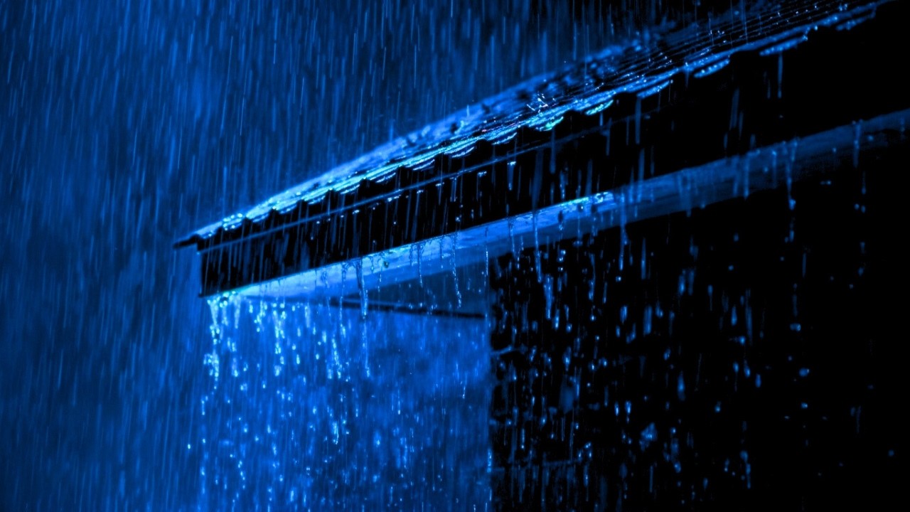 Heavy Rain Sounds for Deep Sleep and Insomnia Relief | Relaxing Night Rain Ambience for Stress