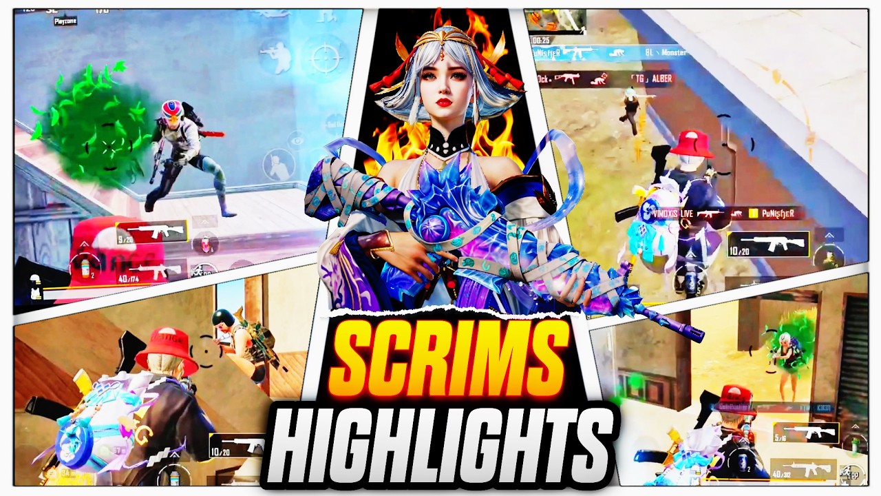Scrims Highlights 🔥 [BGIS] | Ultimate Royal Conqueror Push: Advanced Strategies & Tips