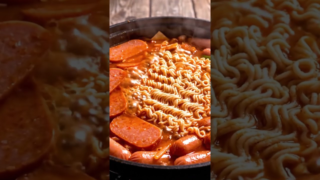 Ultimate Ramen & Spam Feast! 🥘 Korean Army Stew Budae Jjigae | 부대찌개 | プデチゲ | 部队锅