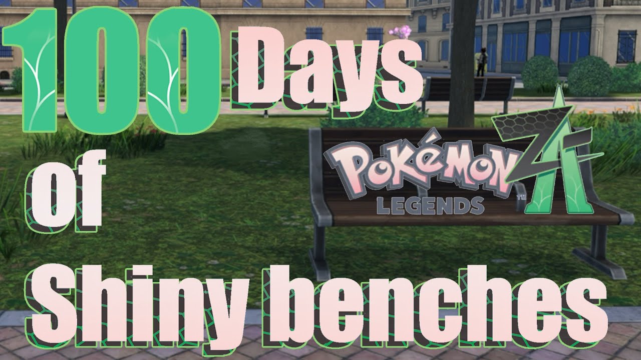 100 Days of Shiny Benching in Pokémon Legends ZA