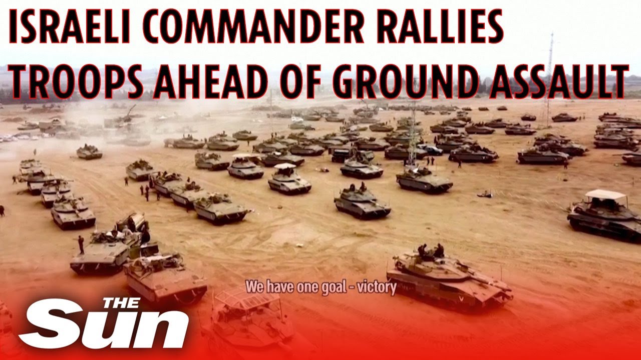 Israeli army releases audio as commander rallies troops ahead of Gaza ground assault