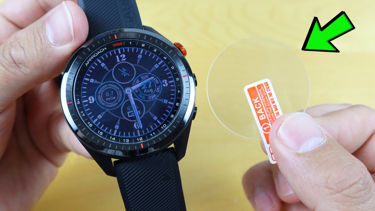 Garmin Smart Watch - Glass Screen Protector Installation Guide