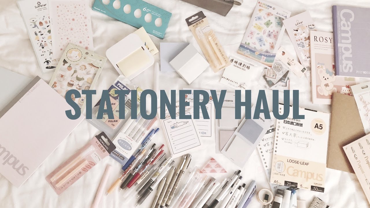 🍰 a huge stationery haul w/ stationery pal