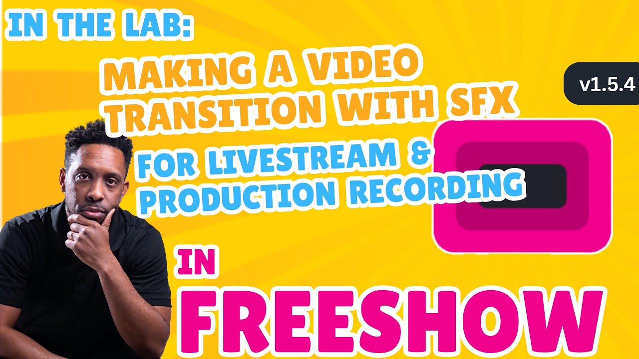 Video Transition with SFX in #FreeShow #obs #companion
