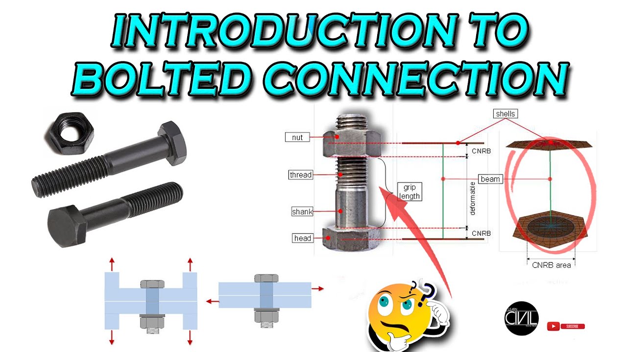 Introduction to Bolted Connection | Terminology | Classification of Bolts [HINDI]