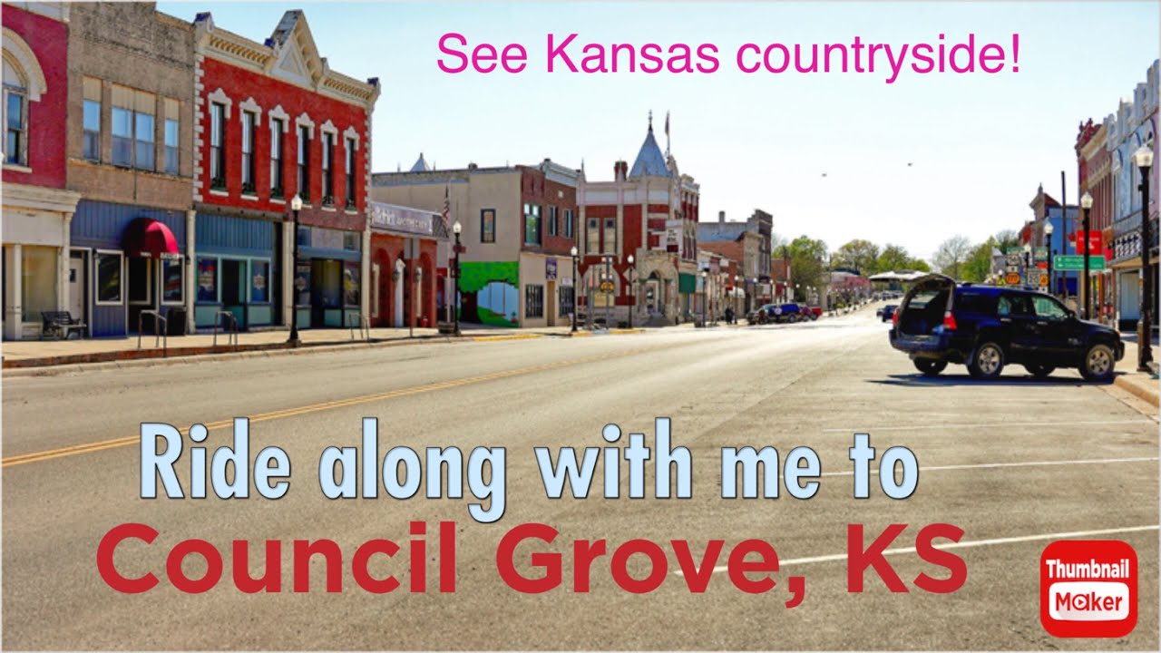 Ride along to Council Grove, Kansas! Santa Fe Trail. Old Barn #kansas #history #americanhistory