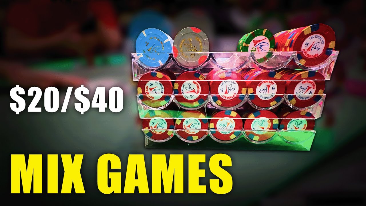 ОГРОМНЫЕ банки в смешанной игре! Видеоблог о покере на $20/$40