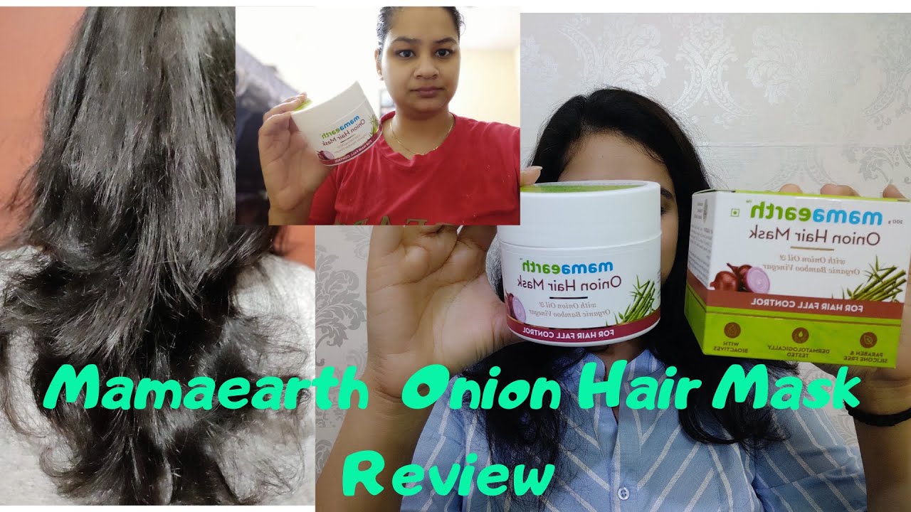 Mamaearth Onion Hair Mask Review+Demo | Controls Hair Fall in 1 Week | Kittu’s Channel