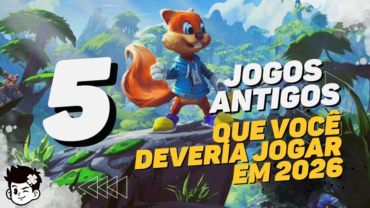 5 JOGOS ANTIGOS que você PRECISA jogar