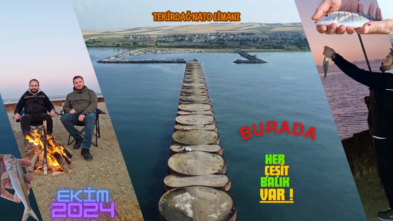 TEKİRDAĞ NATO LİMANI YEMLİ BALIK AVI | KIRLANGIÇ, MİNEKOP, MIRMIR, BARBUN