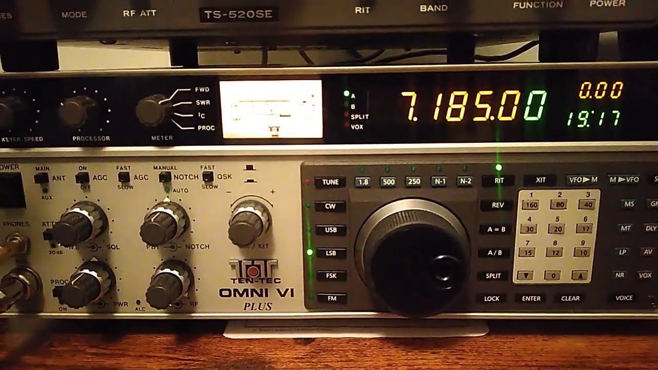 Kenwood TS520SE. Ten-Tec Omni 6 Plus receive comparison.