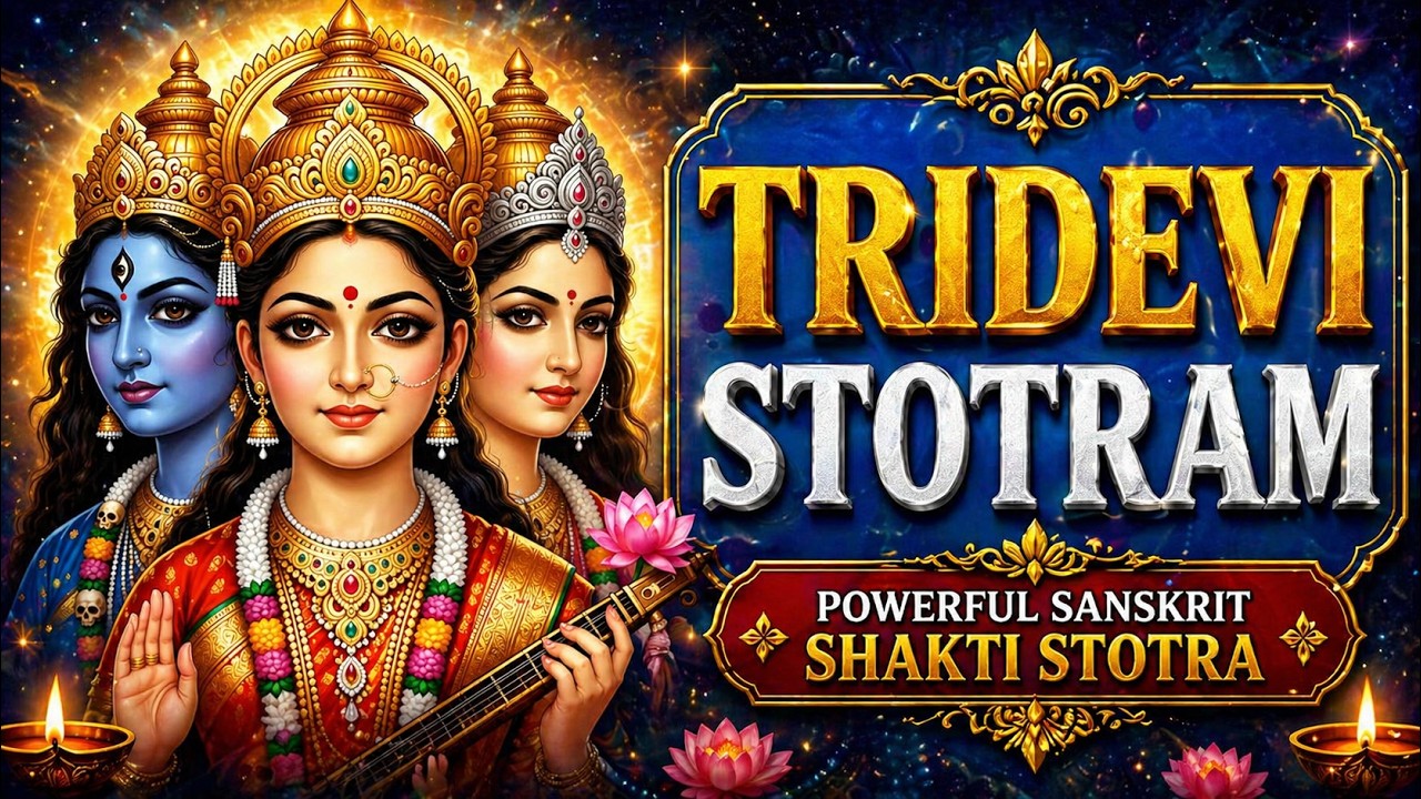Tridevi Stotram – Powerful Sanskrit Shakti Stotra 2025 | #DevVanni #KaliLakshmiSaraswati