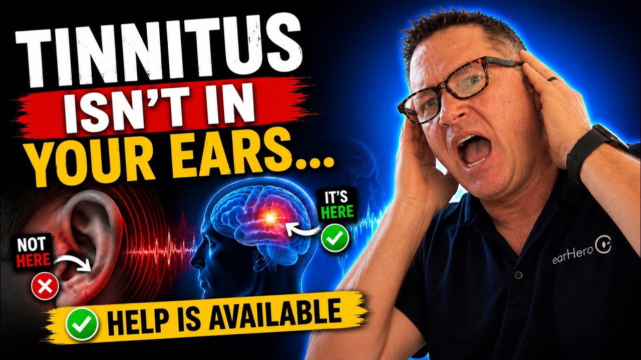 Tinnitus Isn't in your ears...This is why it won't stop. Help is available.