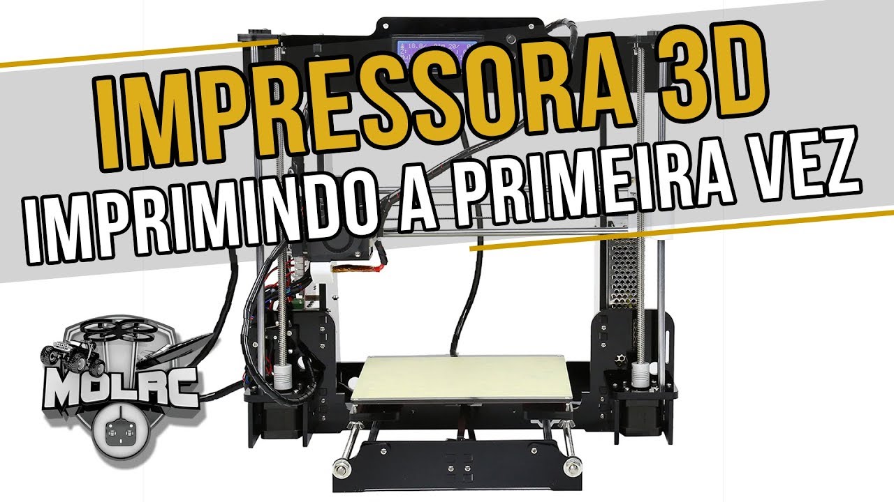 Anet A8 - Imprimindo a Primeira Vez  | Impressora 3D Caseira | Filamento |  Impressora3d |  pt-br